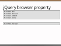 InfiniteSkills Tutorial | jQuery Training - Browser Detection