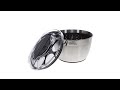 FOOD   WINE 6.8Quart Stainless Steel Salad Spinner