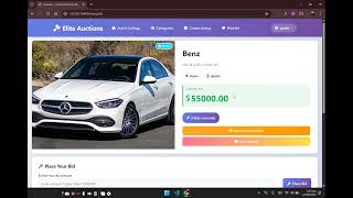 Project 2 demo | Commerce | Cs50 Web with Python and JavaScript