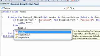 #2 Visual Basic Tutorial ~ Login System