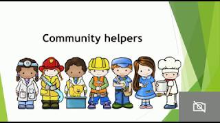 Social studies - Grade 1 - Community Helpers