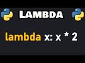 Learn Python LAMBDA in 6 minutes! 🚮