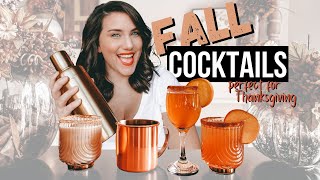 EASY FALL COCKTAIL RECIPES perfect for THANKSGIVING | MUST TRY Apple Cider Fall Cocktails