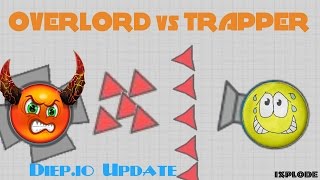 DIEP.IO TRAPPER vs OVERLORD // New Update // FUNNY MOMENTS!