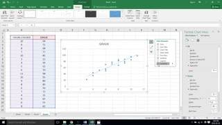 scatter plot - excel 2016 - video 47