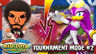 Mario & Sonic at the Rio 2016 Olympic Games - Wii U - Tournament Mode Part 2 VS Wave the Swallow