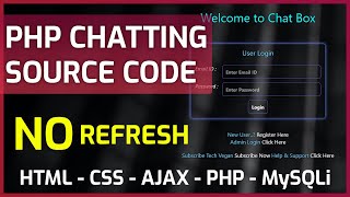 Online PHP Chatting Source Code Free Download | No Refresh | PHP Chatting System in AJAX 🔥