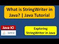 What is StringWriter in Java? | Java IO | Java Tutorial