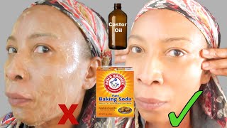 Castor Oil And Baking Soda Secret For Clear Skin In Just Minutes | Easy Skincare