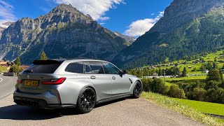 London To Switzerland 🇨🇭 In A 2023 BMW M3 Touring! Roadtrip!