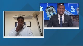 EXCLUSIVE: Dwayne Haskins speaks with WUSA9's Darren Haynes