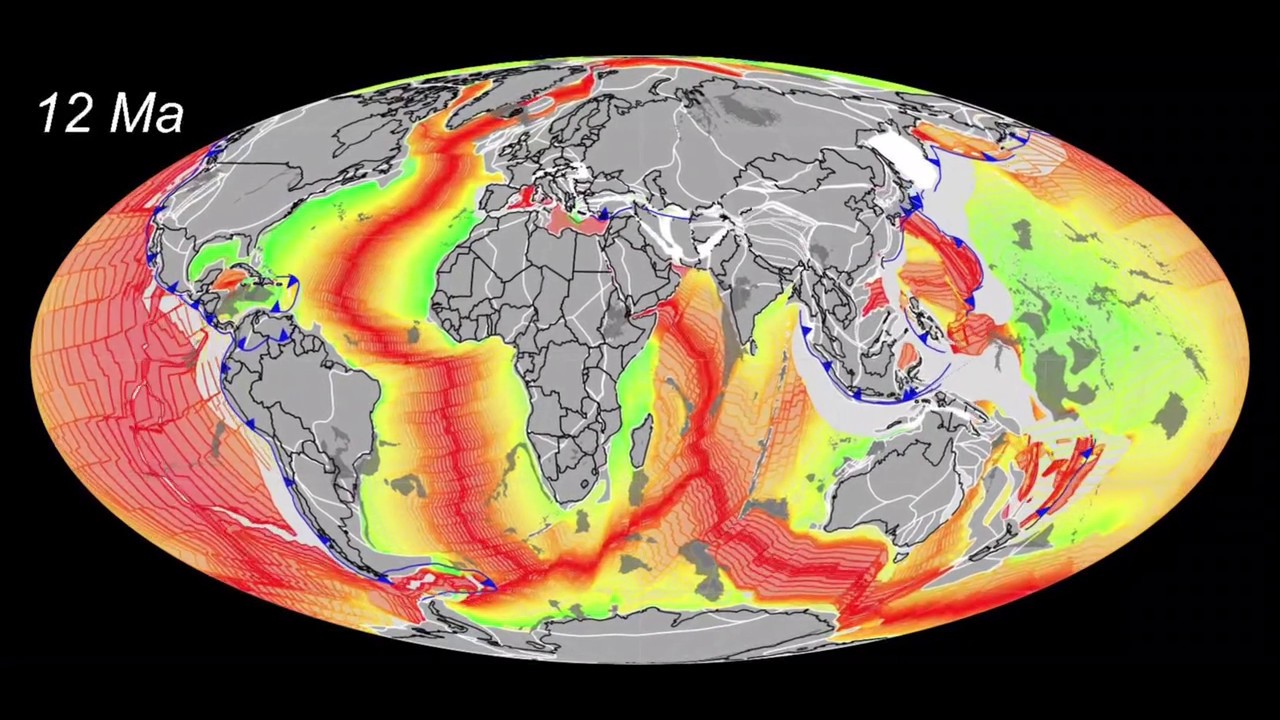 Plate Tectonics Movement Animation