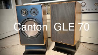 Canton GLE 70 speakers ...test demo...