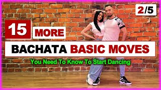 🕺💃 Dance Like a Pro: 15 Must-Know Intermediate BACHATA MOVES | PART 2/5 🎥✨