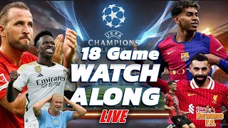 Champions League Final Qualifiers Watchalong: 18 Games LIVE! ⚽🔥