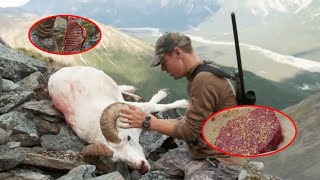 He Shot A 300-Pound Bighorn Sheep And Immediately Pan-Fried Delicious Lamb Chops On Site.