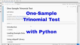 Python - One-Sample Trinomial Test