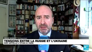 Tensions entre la Russie et l'Ukraine : Kiev appelle l'Otan à l'aide • FRANCE 24