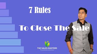 Seven Rules I Use in Closing The Sale | Jagdish Kumawat #sales #masters #mantra #tips #training
