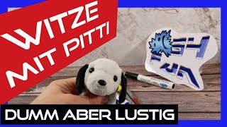 Witze mit Pitti Dargestellt 😁 Mini Video 😄 blöd, dämlich aber lustig... für uns 😜