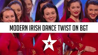 Irish dancers surprise judges with their modern twist on Britain's Got Talent