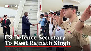 US Defence Secretary Arrives In India, To Hold Talks With Rajnath Singh