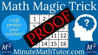 Math Magic Trick Proof | I Will Predict Your Number | Minute Math
