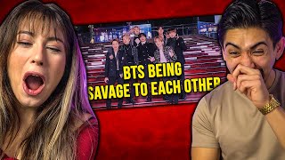 BTS Being Savage To Each Other - Hilarious Couples Reaction