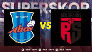 🔴LIVE RED SPARKS VS IBK ALTOS | LIVESCORE LIGA VOLI KOREA | Mega Vs Victoria