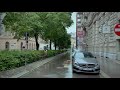 rain walk vienna city austria europe 4k hdr asmr rain ambience 2021