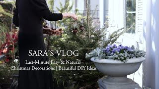 Last-Minute Easy \u0026 Natural Christmas Decorations You Can DIY