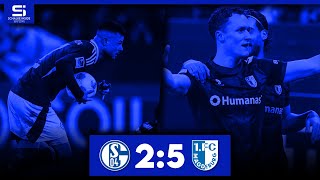 FC Schalke 04 - 1. FC Magdeburg 2:5 | Tore \u0026 Highlights | Stadion Reaktion