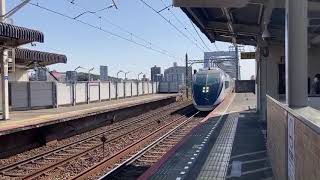 京成AE形AE6編成特急モーニングライナー京成上野行き江戸川駅(KS12)通過