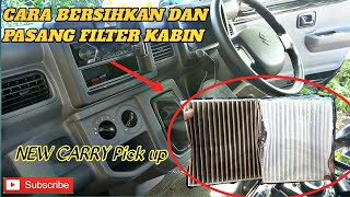 Cara Bersihkan dan bongkar pasang filter kabin/AC New carry