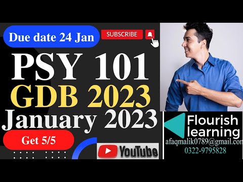 PSY101 GDB Solution 2023 / PSY 101 GDB Solution Fall 2022 /PSY 101 GDB ...