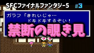 【全クリ攻略】ファイナルファンタジー5 SFC版 【FF5】 #3 トゥールの町の宿屋にて、男子禁制の見てはいけないものを覗き見！？の巻