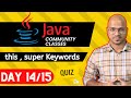 Java Live Session | this, super Keywords