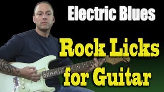 Beginner Guitar Basics - Blues and Rock Licks for Electric Guitar (Guitar Lesson)