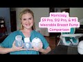 Momcozy S9 Pro, S12 Pro, and M5 Wearable Breast Pumps Comparison