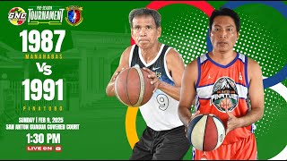 BATCH 1987 MANANABAS VS.BATCH 1991 PINATUBO | GNC ALUMNI LEAGUE PRE-SEASON TOURNAMENT