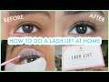 HOW TO DO A LASH LIFT AT HOME and what I regret about it 1 week later