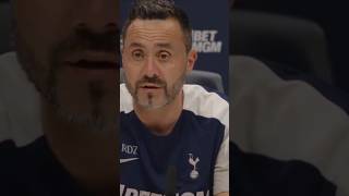 "SOLANKE IS AVAILABLE!" Roberto De Zerbi on Team News: Tottenham v Everton