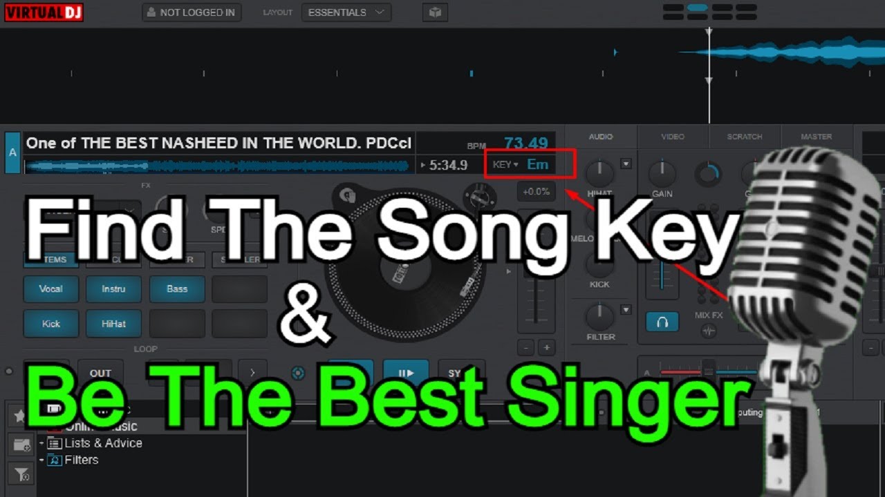 How To Find The Key Of A Song | How To Use Virtual DJ 2021 | Noman2.0 ...