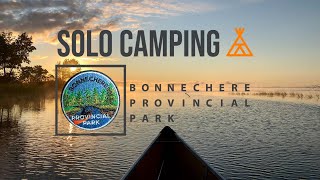 Solo Camping in Bonnechere Provincial Park