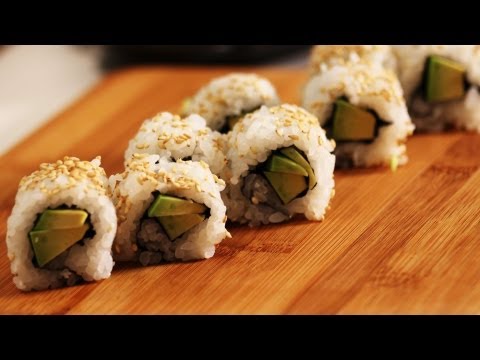 How to Make an Avocado Roll | Sushi Lessons How to Make an Avocado Roll | Sushi Lessons