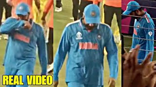 Watch Rohit Sharma crying after India LOST WORLDCUP FINAL against Australia