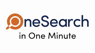 OneSearch in One Minute