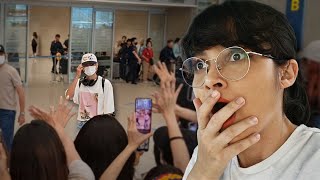 VI O TAEHYUNG DO BTS NO AEROPORTO DA COREIA DO SUL | Frost!