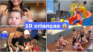 UM DIA COM AS 10 CRIANÇAS | chegamos na casa da japa