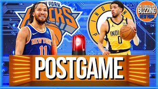 KNICKS PACERS POSTGAME, No D late, Thibs 7-Man, OG Anunoby loose, Hart Hustle, NBA News